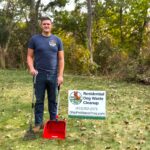 Dog Poop Removal technician near sign in Waterville, OH
