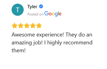 Five-star Google review from a happy customer recommending Ohio Pet Waste Pros for reliable pet waste removal
